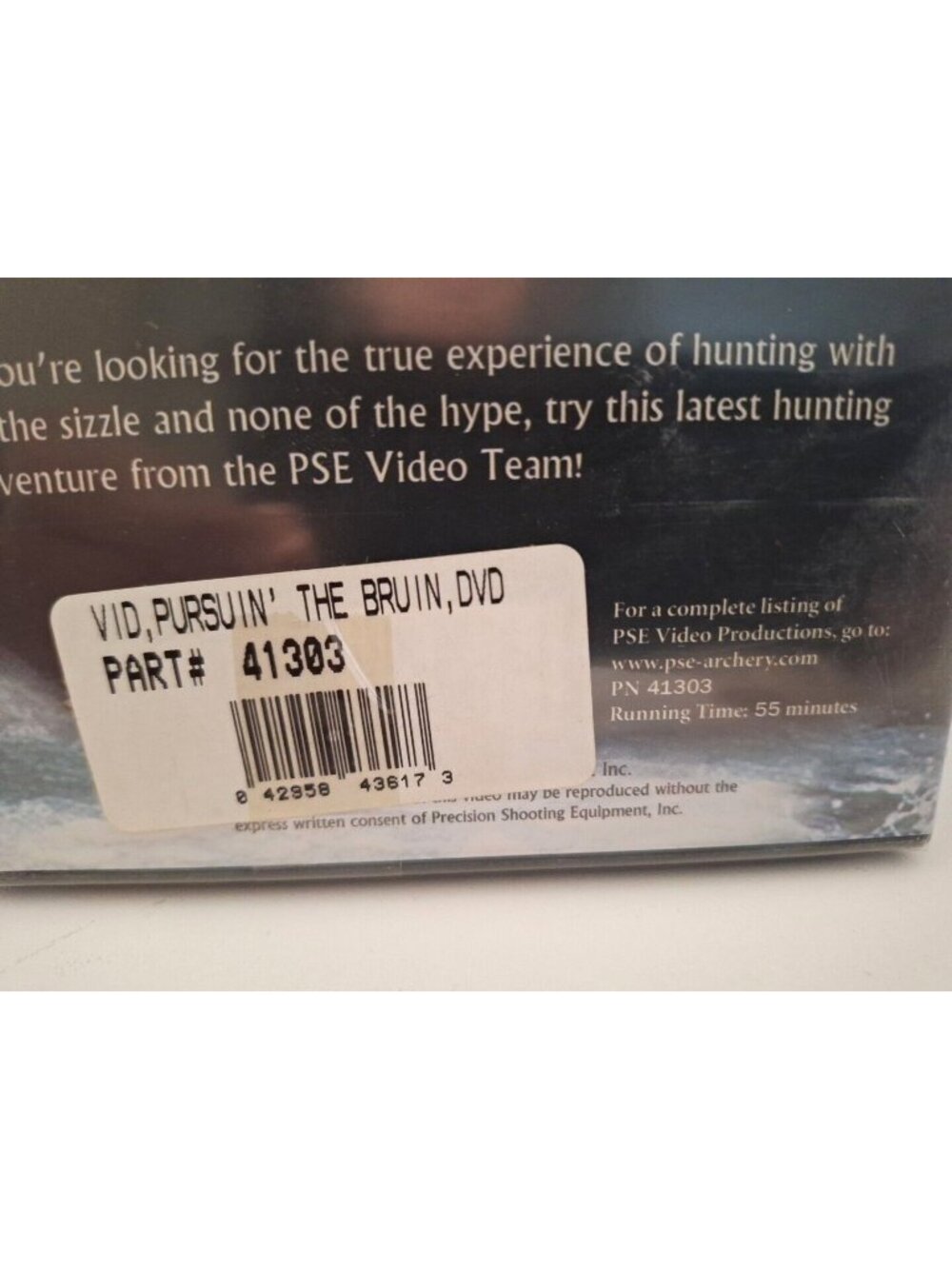 PSE Archery Pursuin The Bruin Hunting DVD Adventure Bear Hunt Alaska - Picture 7 of 7